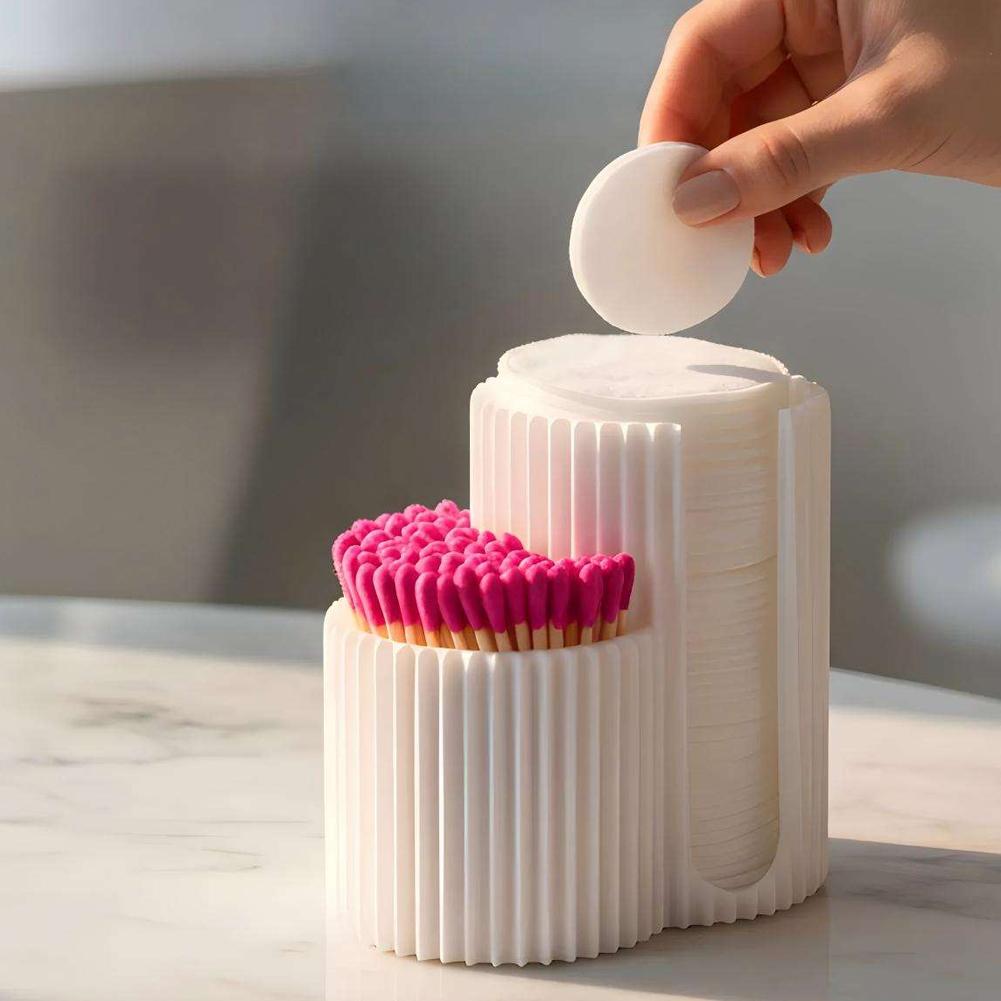 Nail Art Inspo - Pojemnik na waciki kosmetyczne, organizer na