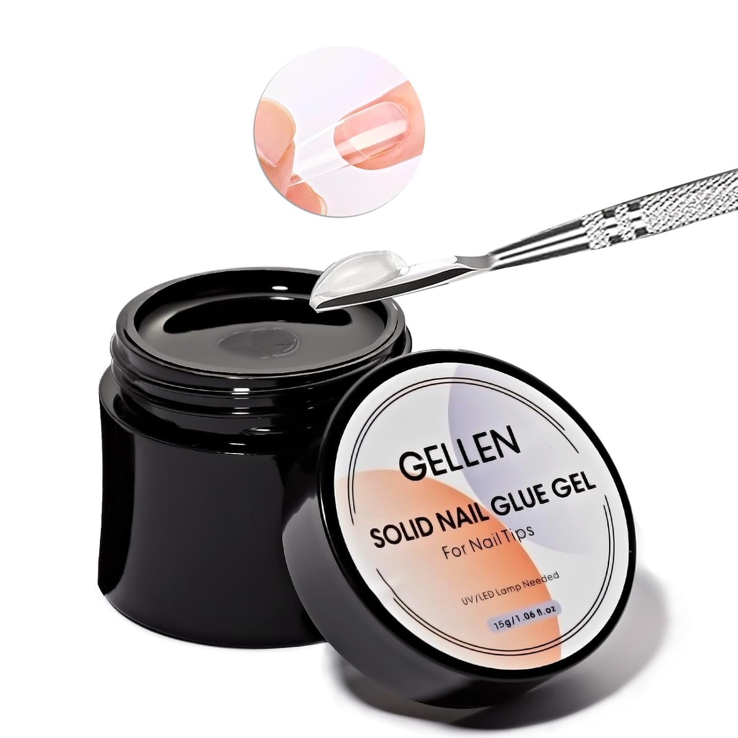 Nail Art Extension - Żel do budowy paznokci GELLEN, przezroczysty