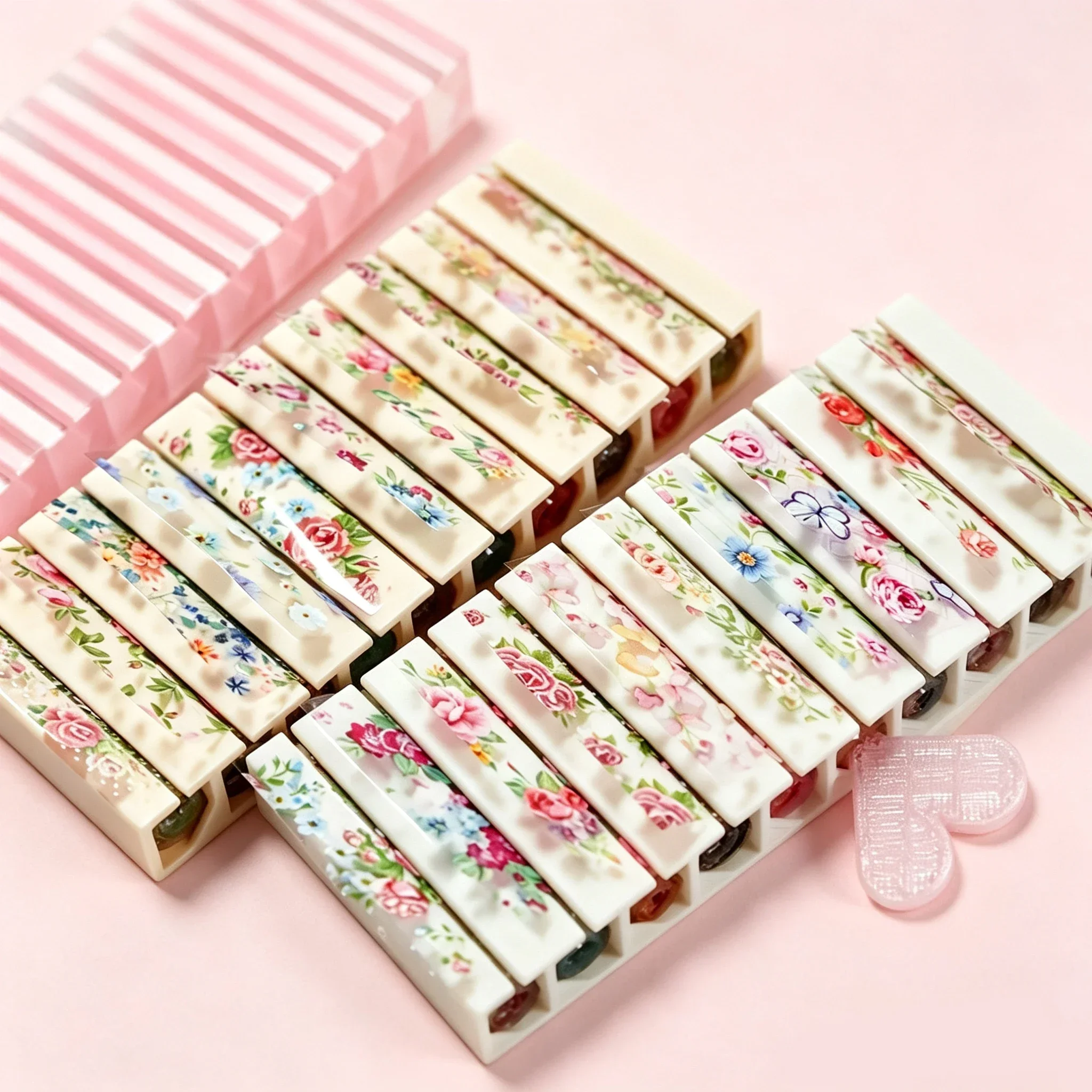 Nail Foil Transfer - Przenośny pojemnik na folie do paznokci