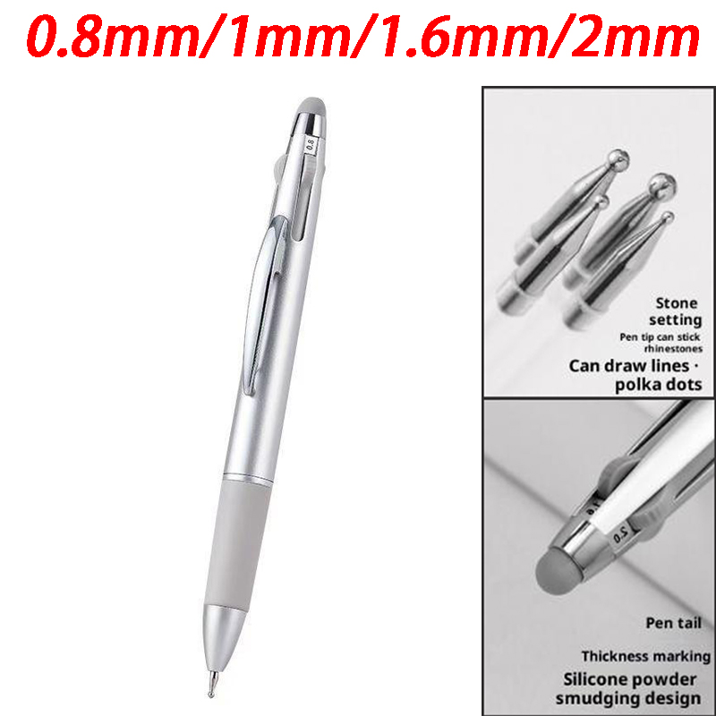 Nail Art Dotting Tool - Zestaw do zdobienia paznokci 4w1: pisak