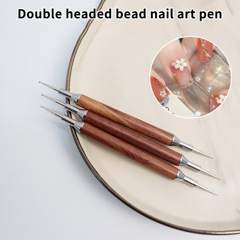 Nail Art Dotting Tool - Pióro do zdobienia paznokci z drzewa