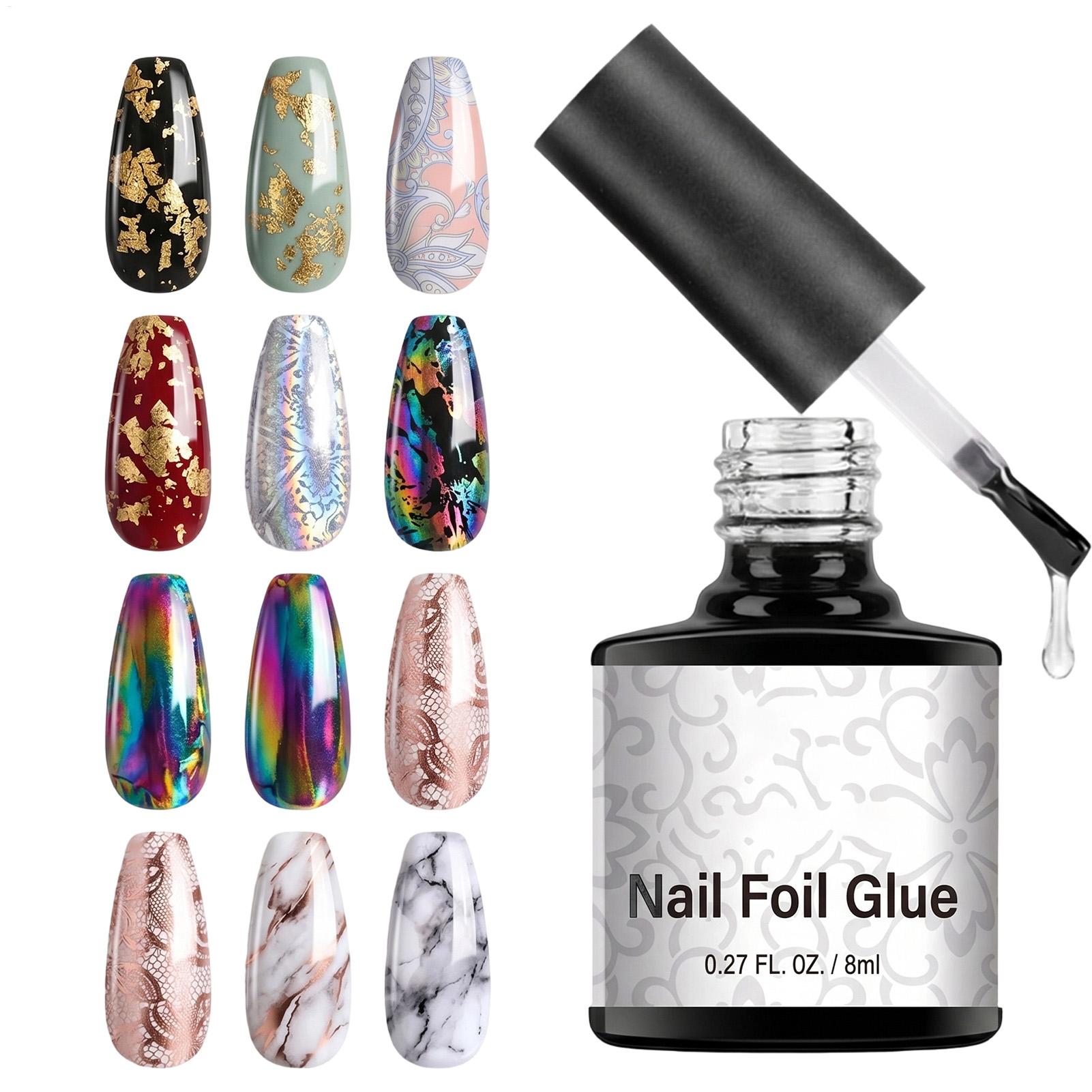 Nail Foil Transfer - Klej do folii na paznokcie 8ml,