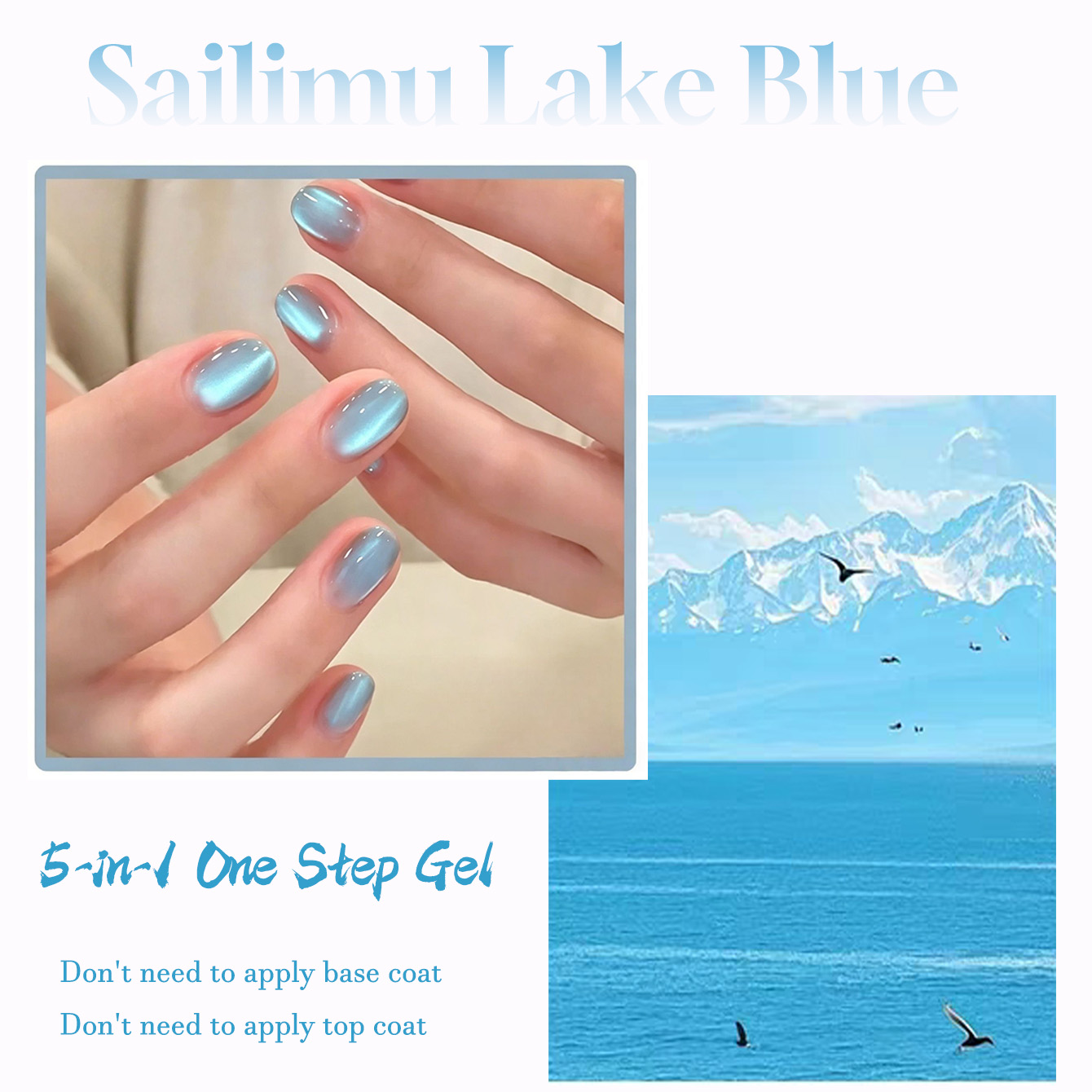 Nail Art One Stroke - 1 szt. TC Nowy 5-w-1 Lazy