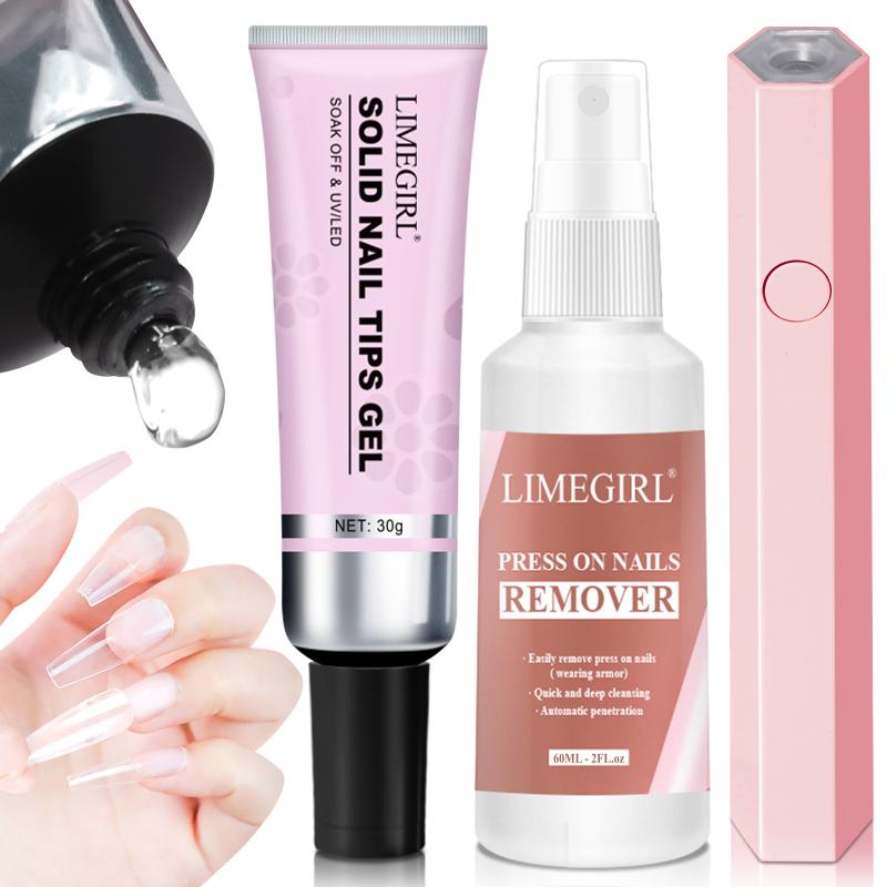 Nail Art Extension - 30g Miękki Przezroczysty Żel do Tipsów