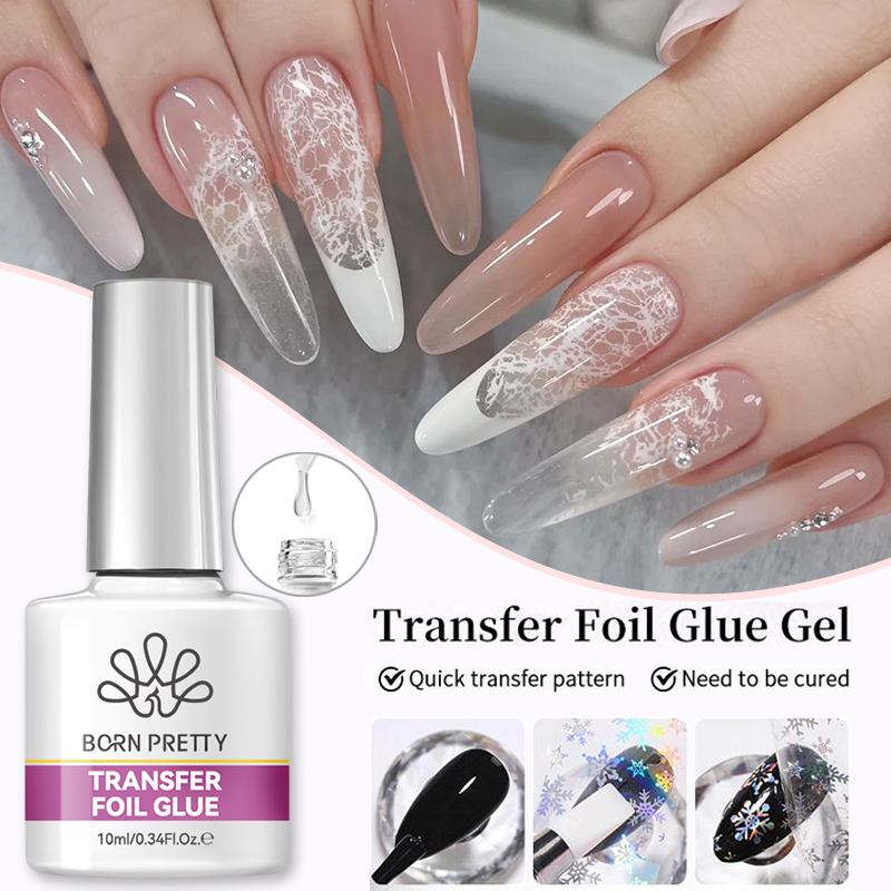 Nail Foil Transfer - BORN PRETTY Klej w żelu do