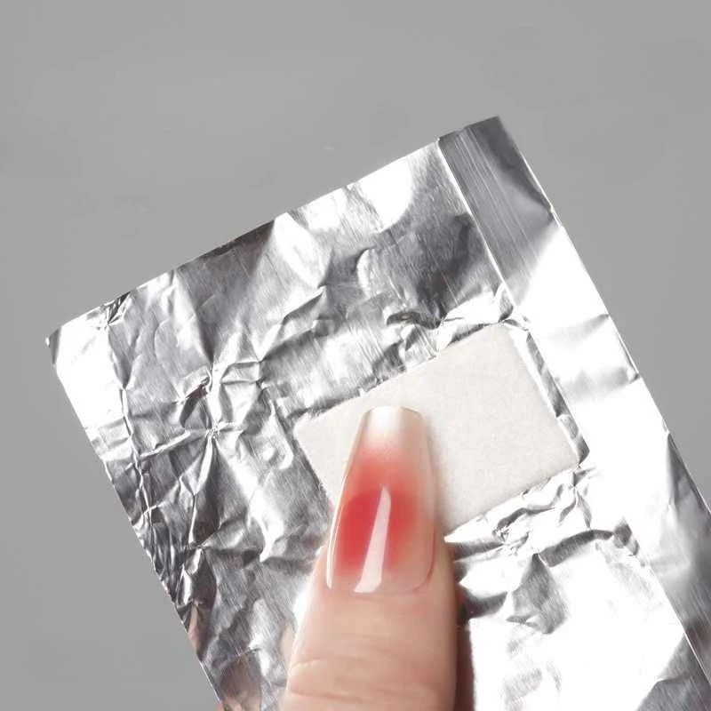100 sztuk Remover folia alumin – Nail Foil Transfer recenzja i cena