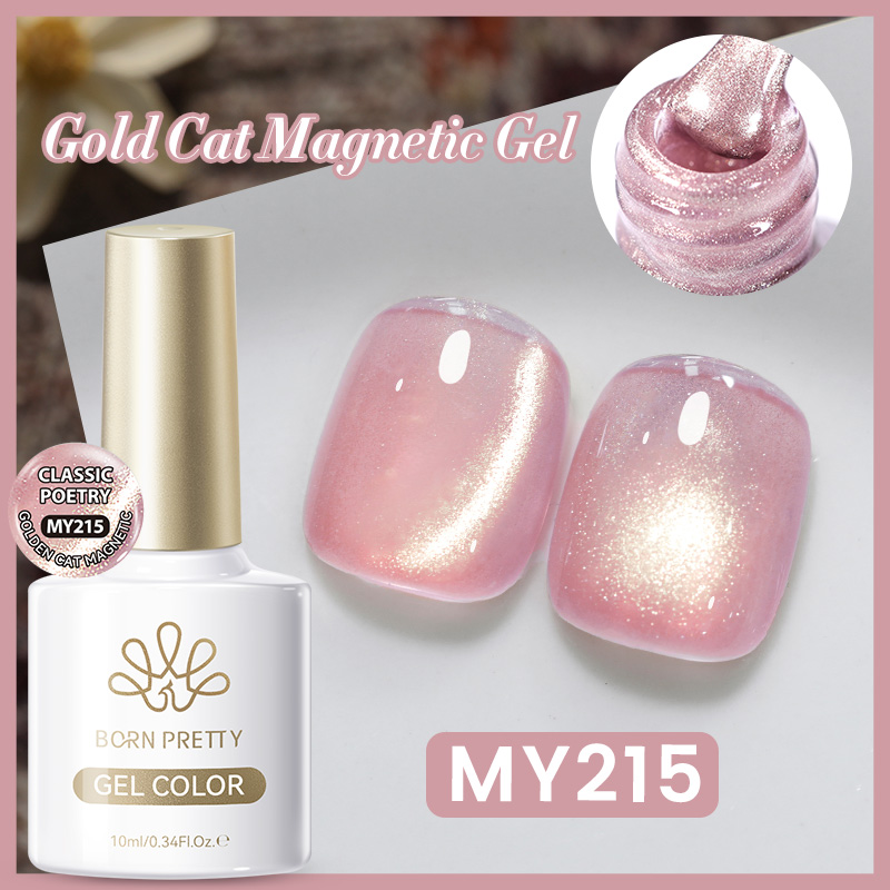 BORN PRETTY 10ml Pink Gold Cat – Nail Art Xmas recenzja i cena