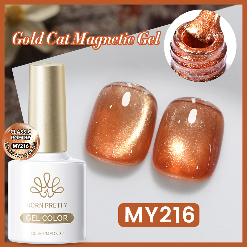 BORN PRETTY 10ml Pink Gold Cat – Nail Art Xmas recenzja i cena