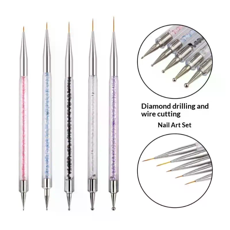 Zestaw 5 pędzli do zdobienia p – Nail Art Dotting Tool recenzja i cena
