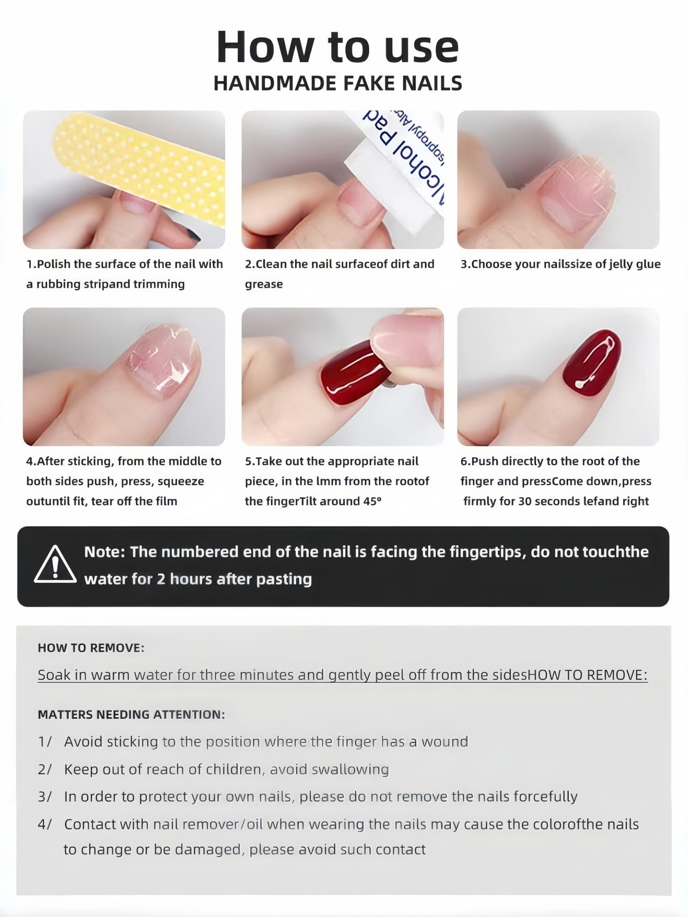 10 sztuk krótkich, kwadratowyc – Nail Art Inspo recenzja i cena