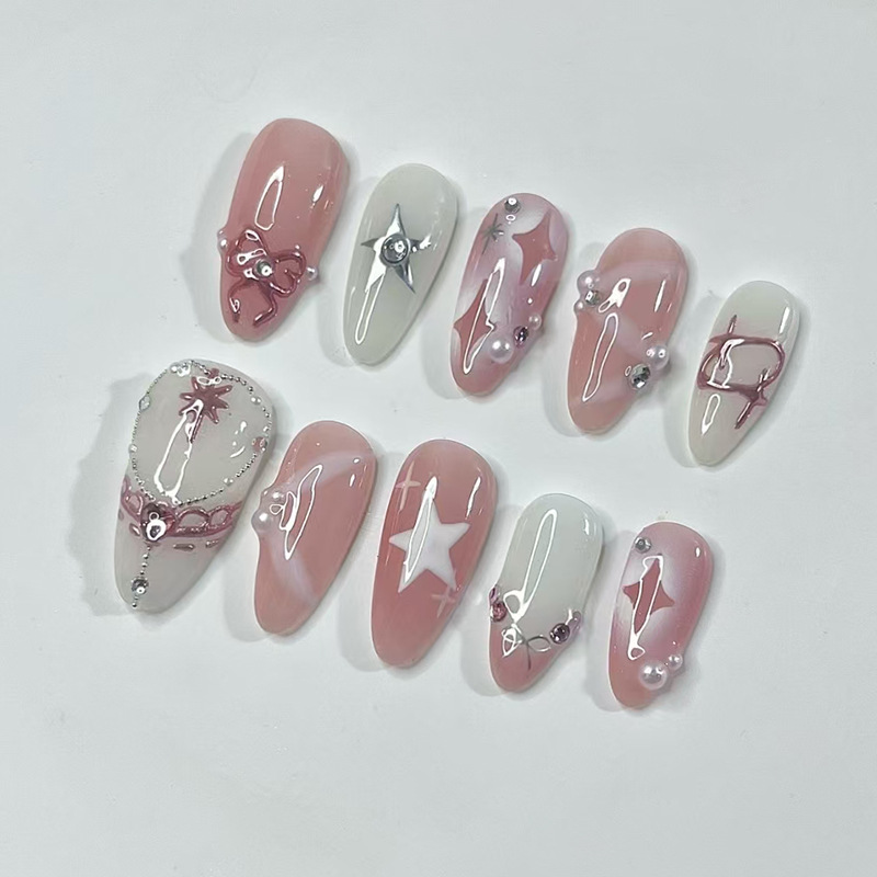 Zestaw 24 szt. krótkich, migda – Nail Art Inspo recenzja i cena
