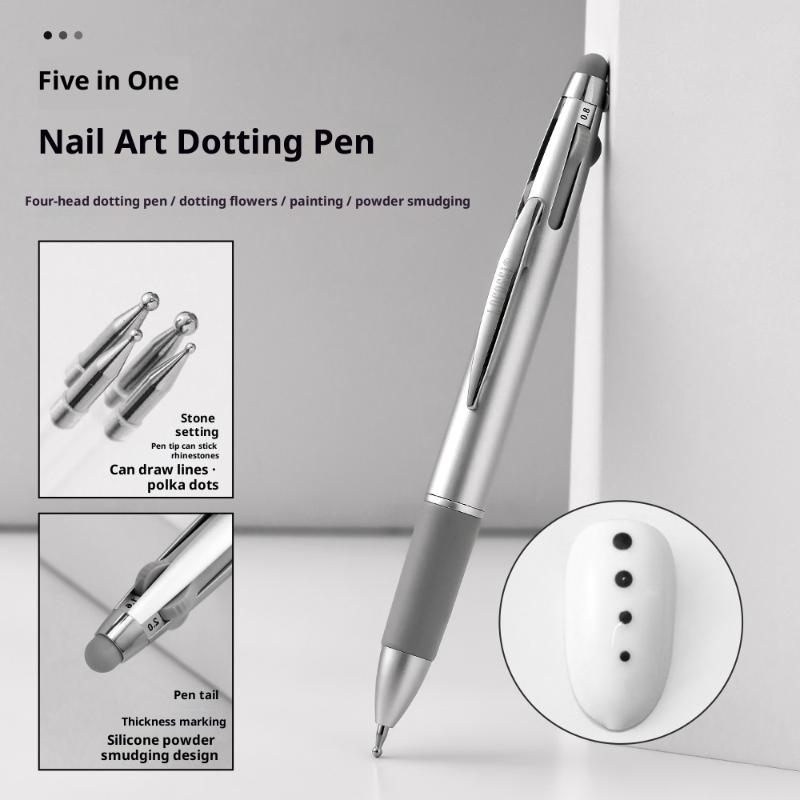Zestaw do zdobienia paznokci 4 – Nail Art Dotting Tool recenzja i cena