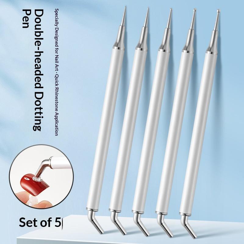 5 szt. Dwustronne długopisy do – Nail Art Dotting Tool recenzja i cena