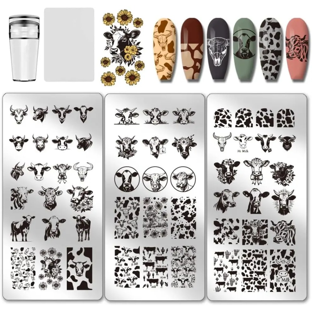 3 szt. Płytek do stemplowania  – Nail Art Inspo recenzja i cena