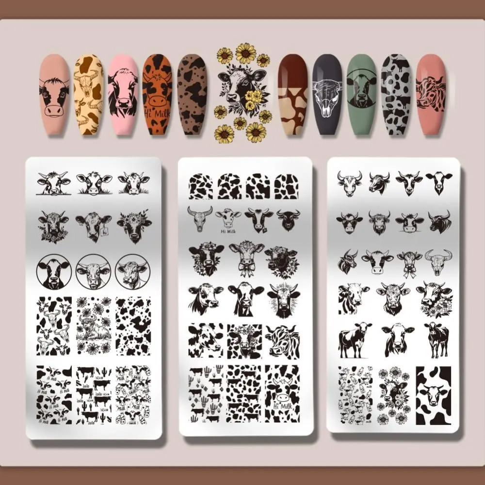 3 szt. Płytek do stemplowania  – Nail Art Inspo recenzja i cena