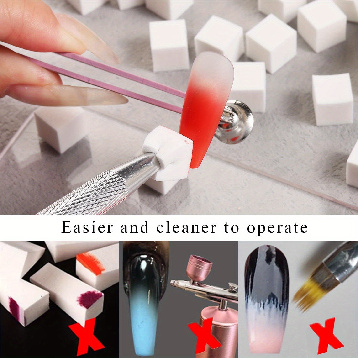 Zestaw gąbek do zdobienia pazn – Nail Art Inspo recenzja i cena