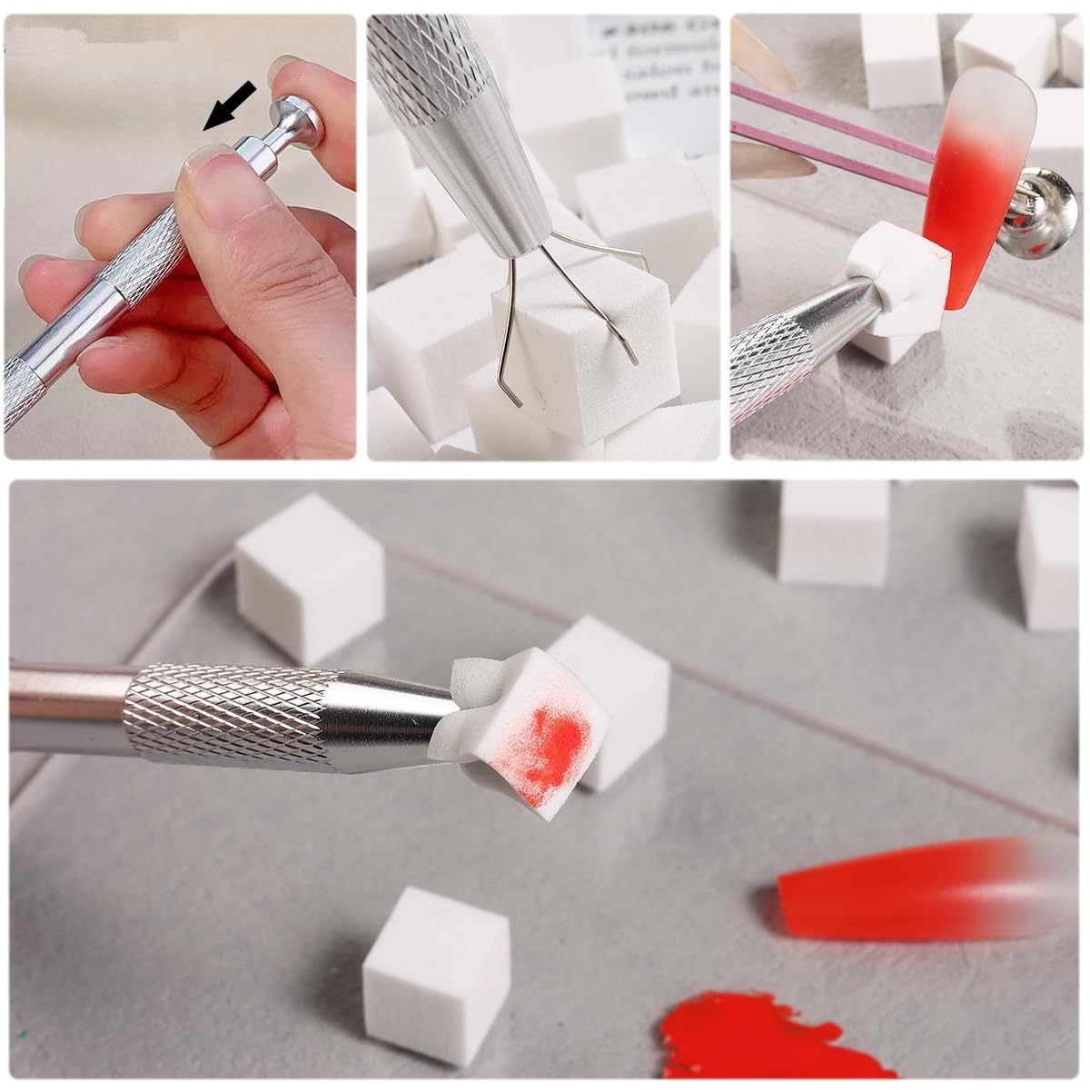 Zestaw gąbek do zdobienia pazn – Nail Art Inspo recenzja i cena