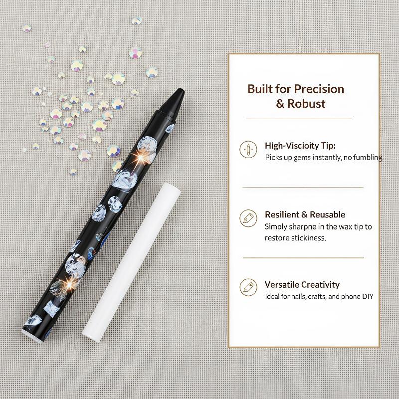 1 szt. Woskowy ołówek do zdobi – Nail Art Dotting Tool recenzja i cena