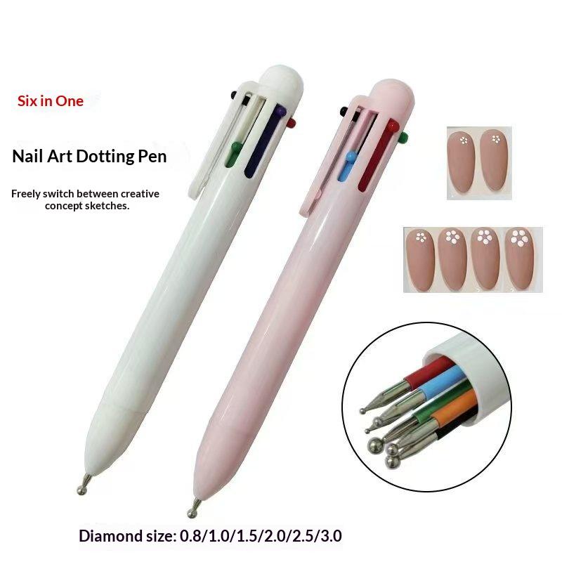 6 w 1 Pióro do zdobienia pazno – Nail Art Dotting Tool recenzja i cena