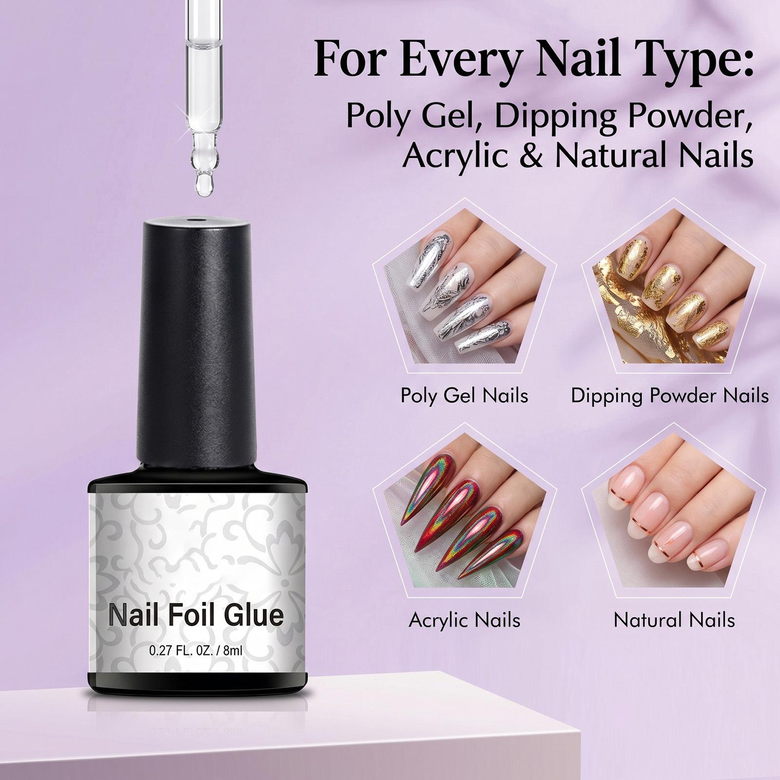 Klej do folii na paznokcie 8ml – Nail Foil Transfer recenzja i cena