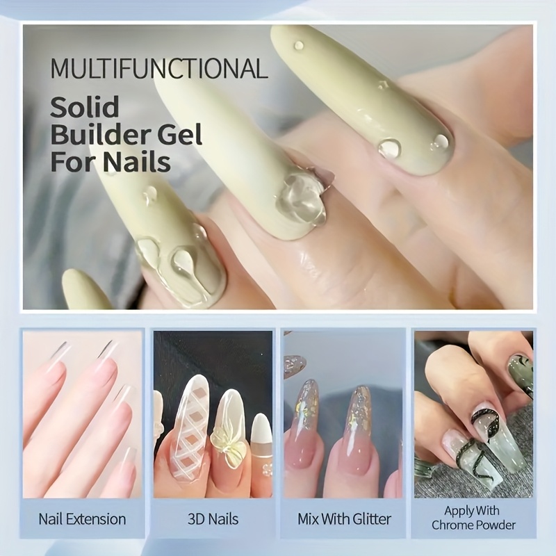 100g Przezroczysty, nieklejący – Nail Art Extension recenzja i cena