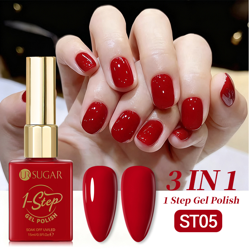 UR SUGAR 15ml Czerwony Lakier  – Nail Art One Stroke recenzja i cena