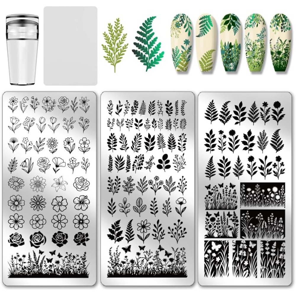 3 szt. Płytek do stemplowania  – Nail Art Inspo recenzja i cena