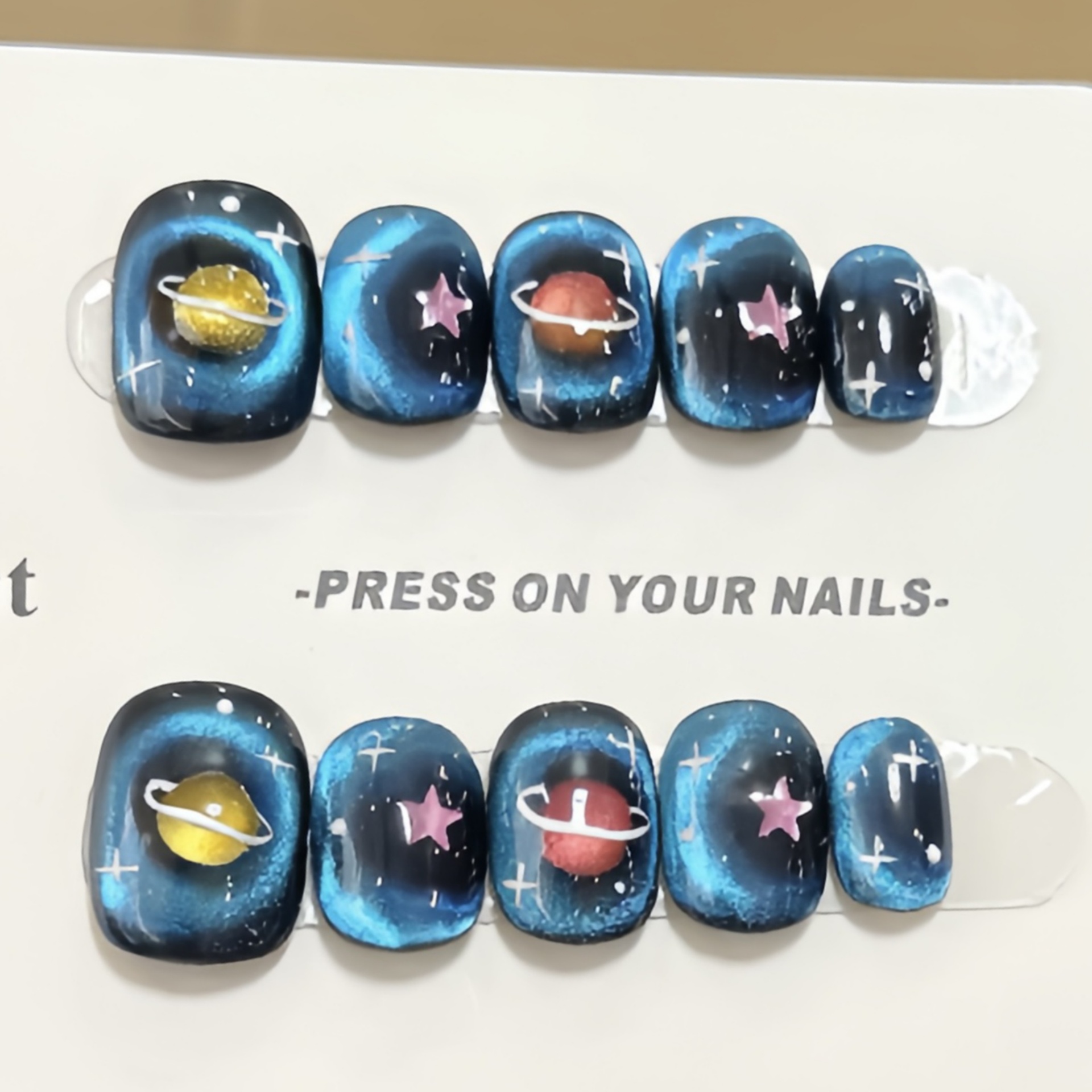 10 szt. Niebieskie sztuczne pa – Nail Art Full Design recenzja i cena