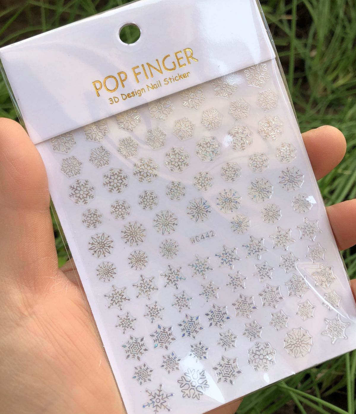 Hologram srebrne płatki śniegu – Nail Art Xmas recenzja i cena
