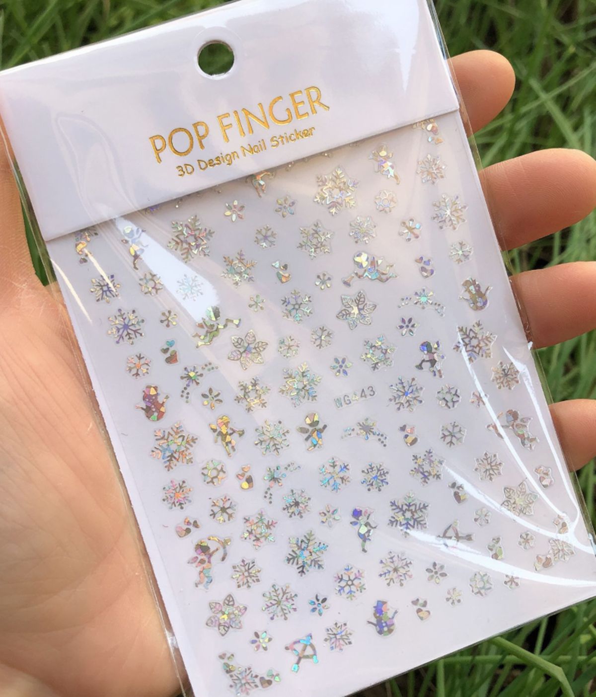 Hologram srebrne płatki śniegu – Nail Art Xmas recenzja i cena