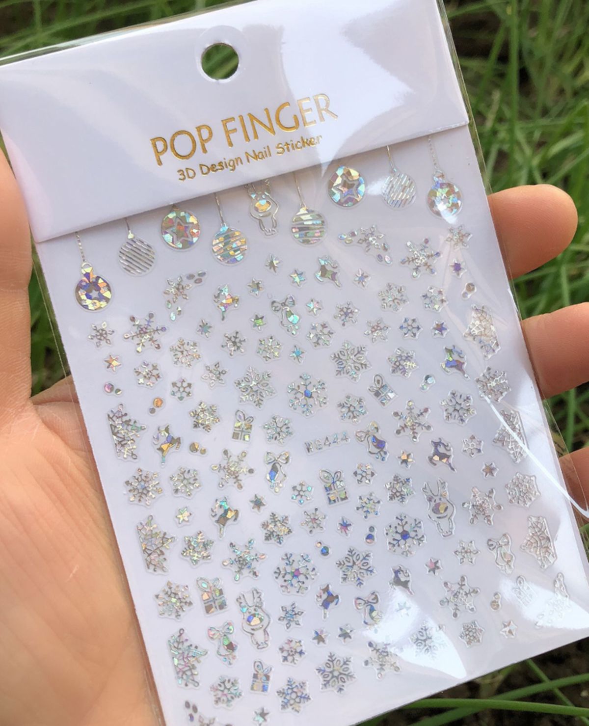 Hologram srebrne płatki śniegu – Nail Art Xmas recenzja i cena