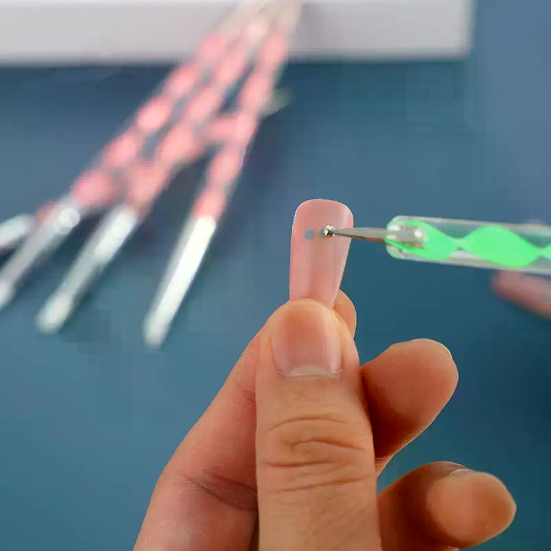 5 szt. Silikonowych narzędzi d – Nail Art Dotting Tool recenzja i cena
