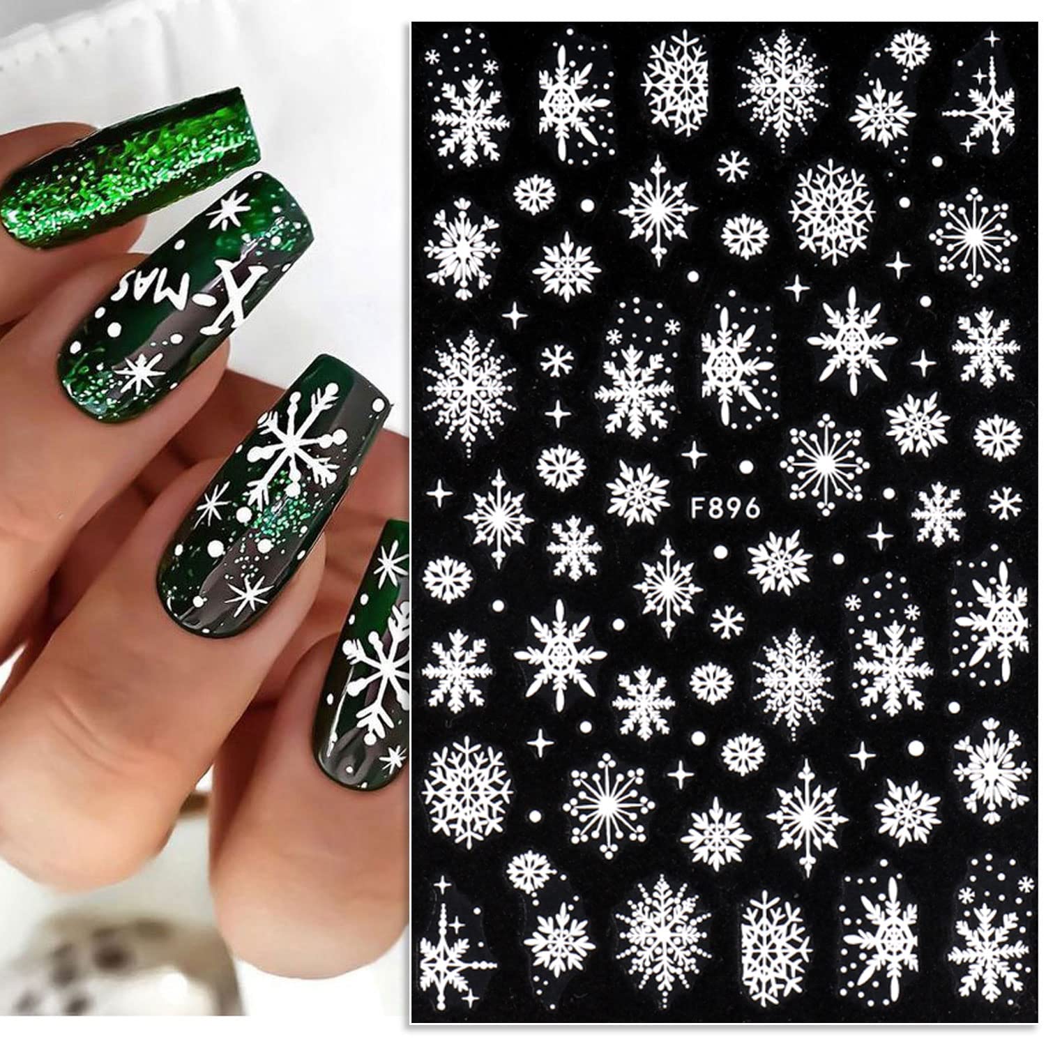 3D Płatek śniegu Naklejki do p – Nail Art Xmas recenzja i cena