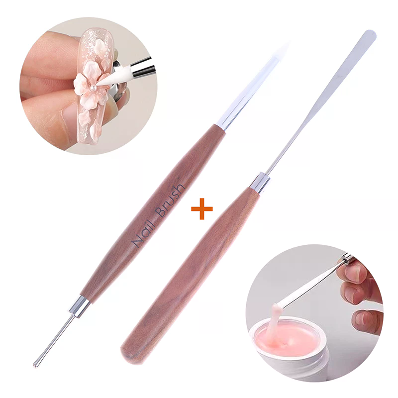 2 szt. Dwustronne silikonowe p – Nail Art Dotting Tool recenzja i cena