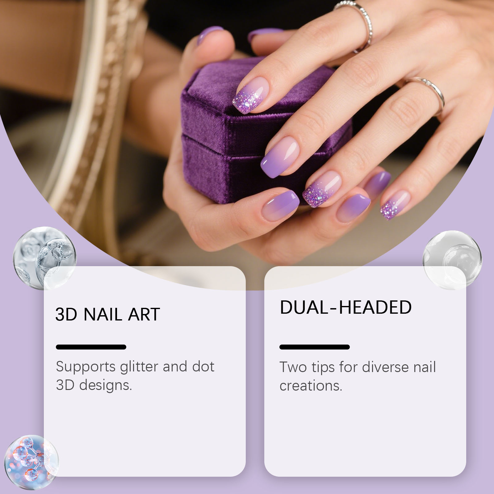 Nymixa 3 szt. Silikonowe pisak – Nail Art Dotting Tool recenzja i cena