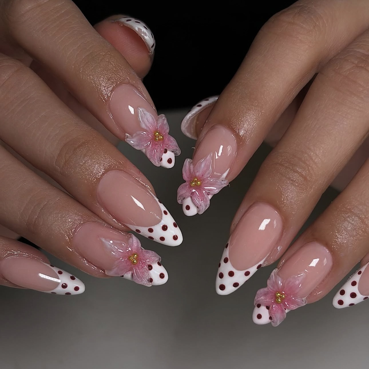 24 szt. Francuskie Różowe Pazn – Nail Art Full Design recenzja i cena
