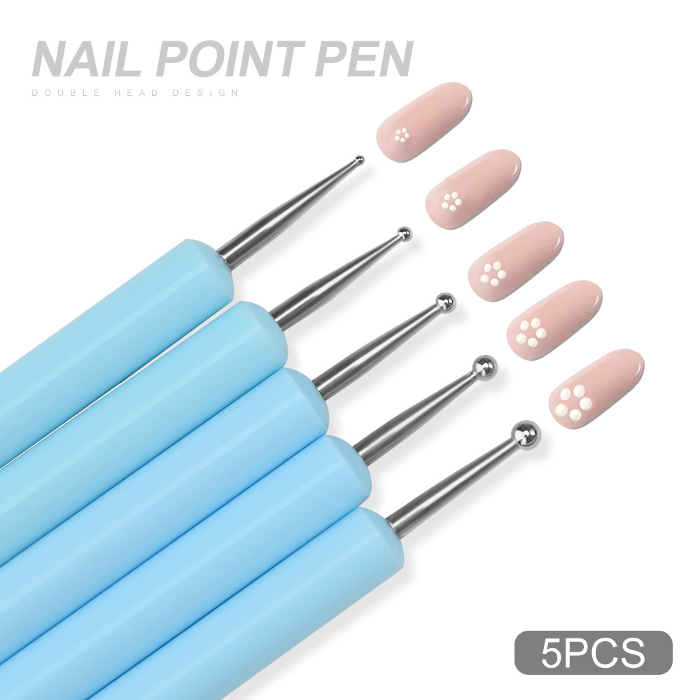 1/3/5/6 szt./zestaw Pędzelki d – Nail Art Dotting Tool recenzja i cena