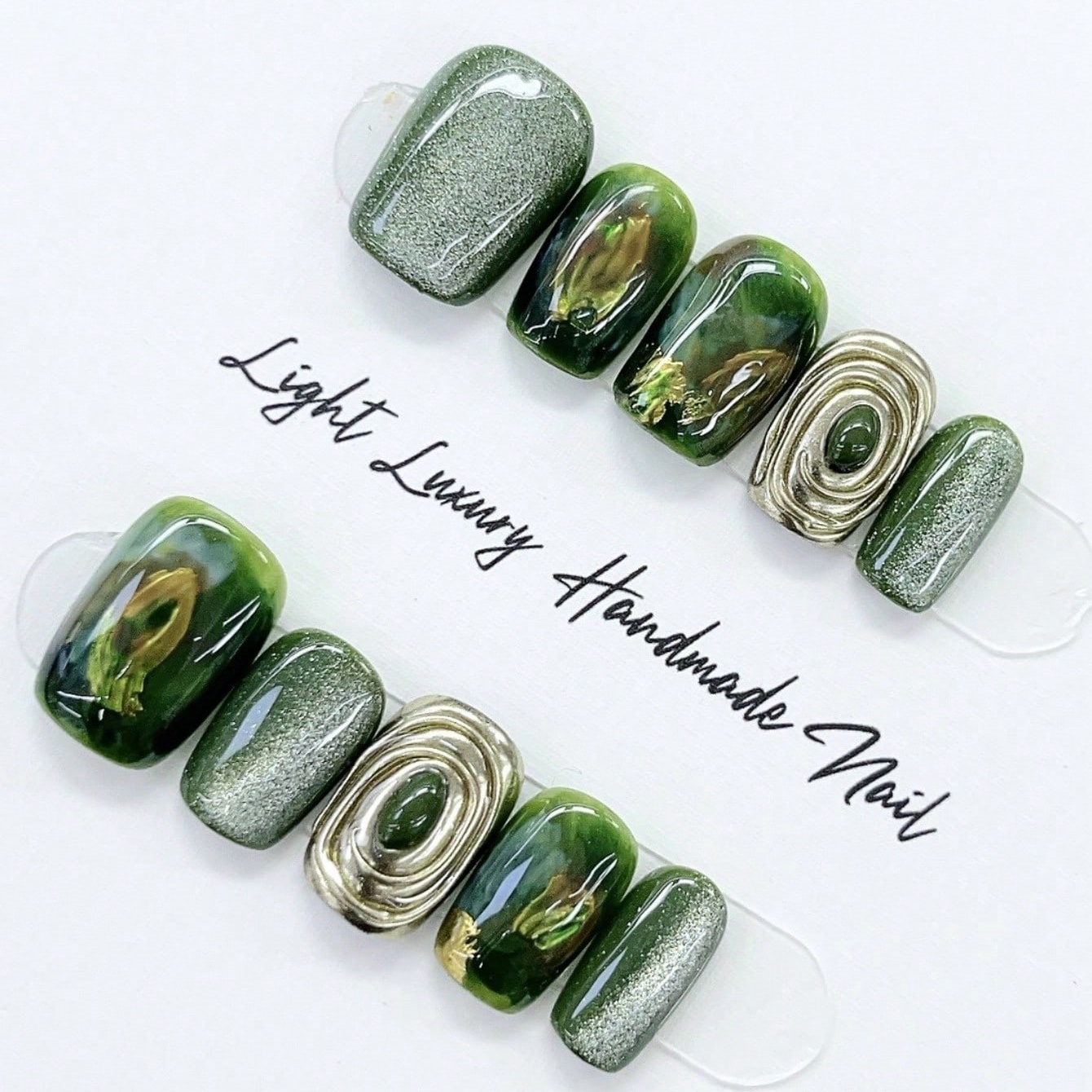 10 szt. Czysto ręcznie dociska – Nail Art Inspo recenzja i cena