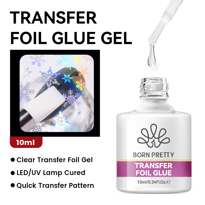 BORN PRETTY Klej w żelu do fol – Nail Foil Transfer recenzja i cena